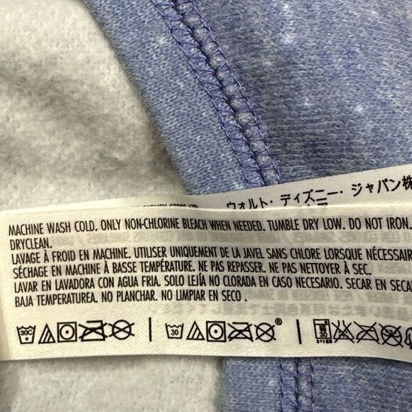 Star Wars Disney Sweatshirt Women Medium Lavender Sequin Spell Out Long Sleeve - Picture 9 of 12